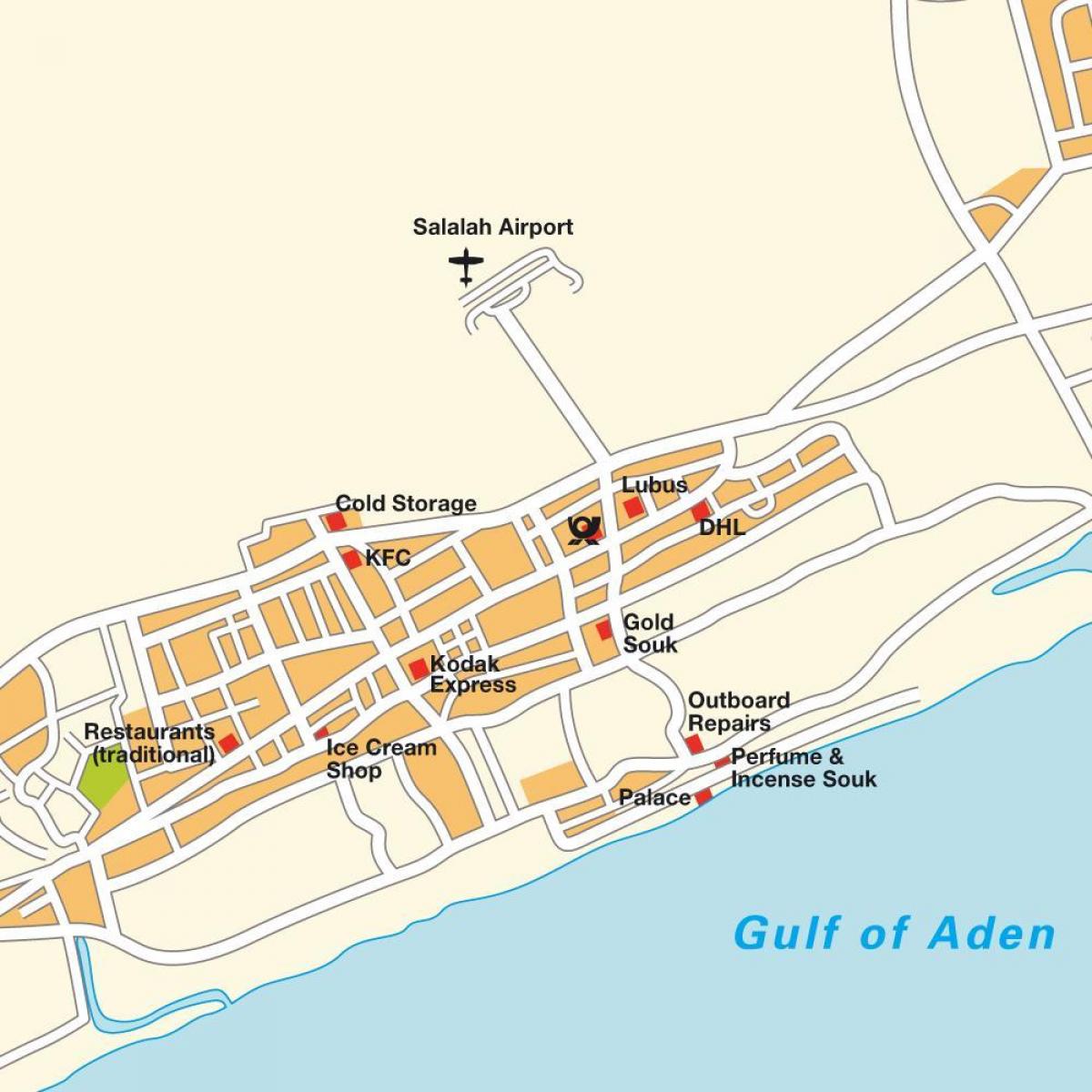 mapa salalah Oman