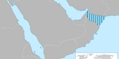 Gulf of Oman mapan
