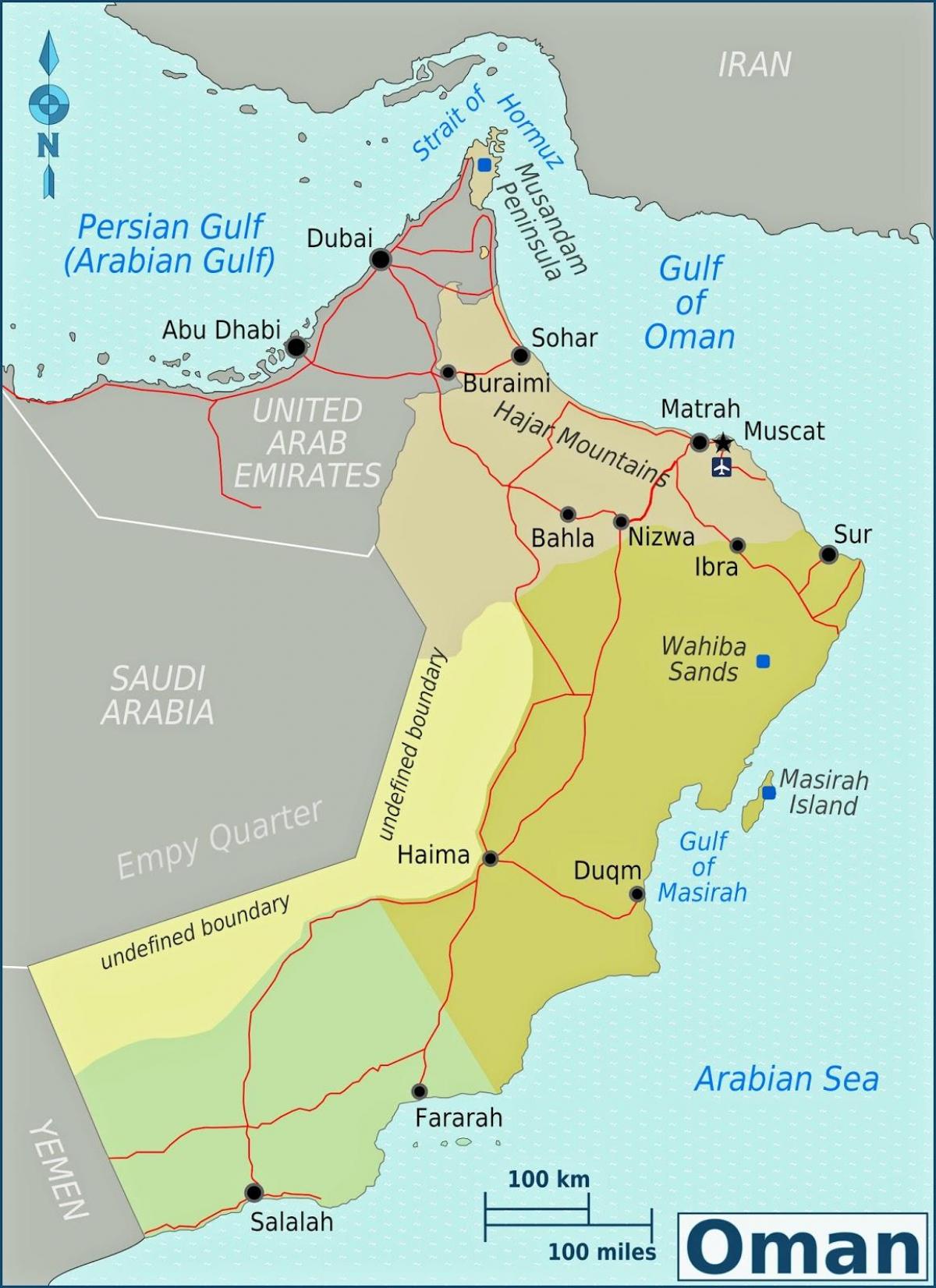 mapa duqm Oman